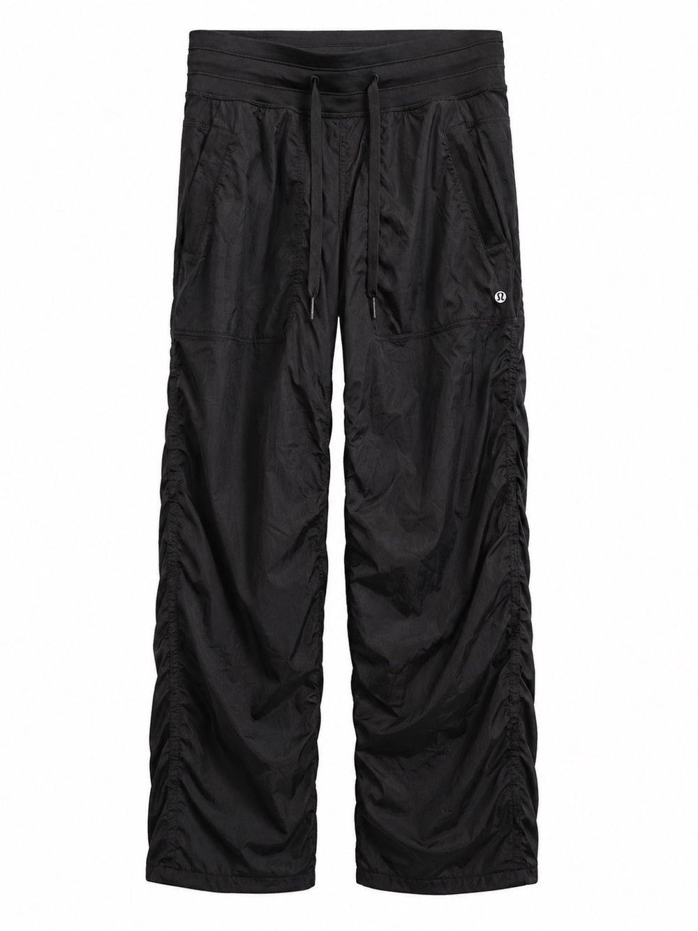 Lululemon Dance Studio Mid-Rise Pants Black Size 6 Regular Drawstring